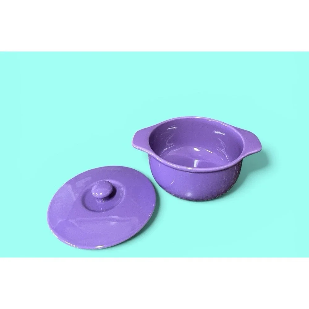 Chantal Purple Lavender Covered Casserole Dish‎ Bowl 1 3/4 Quart Kitchen Spring